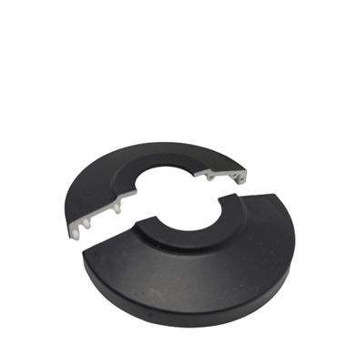Boru Gizleme Rozeti 20 mm- Mat Siyah