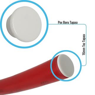 Pex Boru Toz Tapası 16 mm