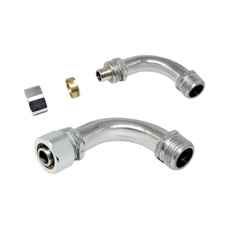 Pex Krom Dirsek 1/2x16mm Bağlantı Dirseği