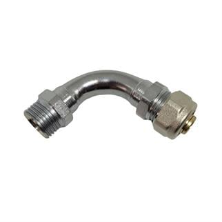 Pex Krom Dirsek 1/2x16mm Dirsekli Bağlantı Borusu