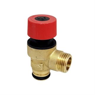 Pirinç Kombi 3 Bar Emniyet Ventili 1/2