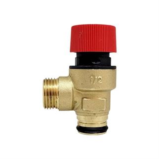 Pirinç Kombi 3 Bar Emniyet Ventili 1/2