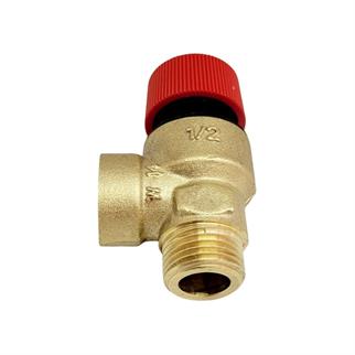 Pirinç Kombi 3 Bar Emniyet Ventili 1/2