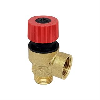 Pirinç Kombi 3 Bar Emniyet Ventili 1/2