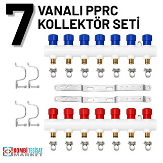Pprc Kollektör Takımı 7 Ağızlı (Tork Kelepçeler Dahil)