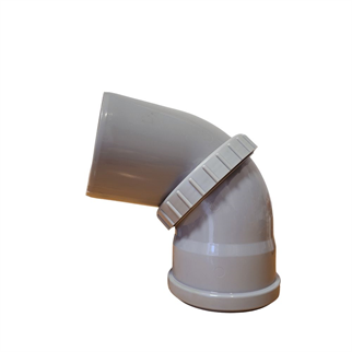 Pvc Dirsek Özel Açılı 360 Derece Dönebilen 100 mm