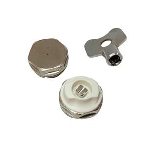 Radayatör Purjör Üçlü Seti (Radyatör Kör Tapası-Purjör Anahtarı-Purjor Tapası)