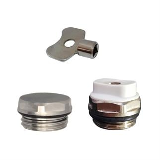 Radayatör Purjör Üçlü Seti (Radyatör Kör Tapası-Purjör Anahtarı-Purjor Tapası)