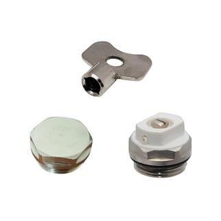 Radayatör Purjör Üçlü Seti (Radyatör Kör Tapası-Purjör Anahtarı-Purjor Tapası)