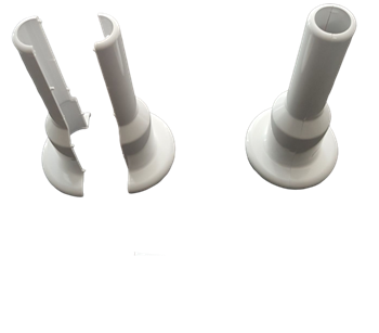 Radyatör / Petek Pex Boru Gizleme Aparatı - Beyaz