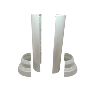 Radyatör Pprc Boru Gizleme Aparatı-Ayarlı 20 cm-Beyaz