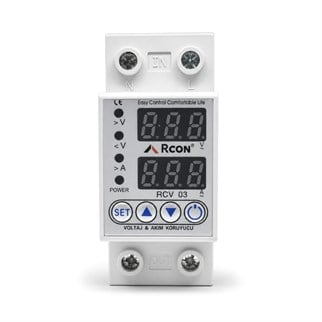 Rcon RCV 03 Akım ve Voltaj Korumalı Monofaze 63A Sigorta