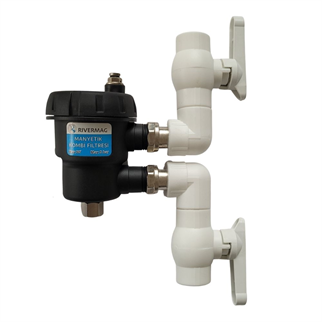 Rivermag 3/4 Manyetik Kombi Filtresi Tam Geçişli Pprc Vanalar Dahil