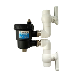 Rivermag 3/4 Manyetik Kombi Filtresi Tam Geçişli Pprc Vanalar Dahil
