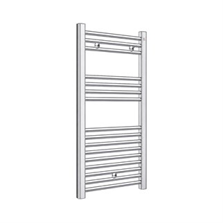 Sanpan Havlupan Düz Krom  5/10- Sanpan Banyopan 50x100 cm