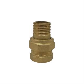 Sarı Pirinç Düz Radyatör Rakoru 1/2