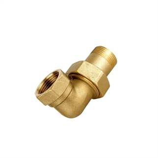 Sarı Pirinç Köşe Radyatör Rakoru 1/2