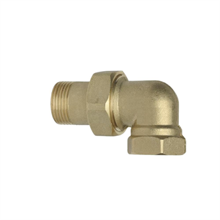 Sarı Pirinç Köşe Radyatör Rakoru 1/2