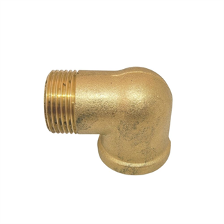 Sarı Pirinç Kuyruklu Dirsek 3/4