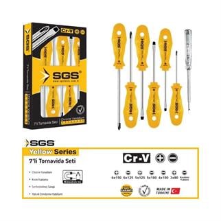 SGS 7 Parça Tornavida Seti (Yellow Series)