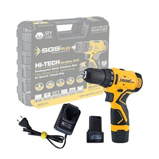 SGS Akülü Vidalama Seti 12 Volt (1.5Ah)