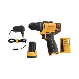 SGS Akülü Vidalama Seti 12 Volt (1x1.5Ah) Özel Kutu ve Bits Uç Seti Hediye