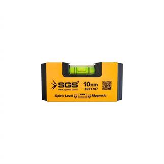 SGS Alüminyum Mıknatıslı Mini Su Terazisi 10 cm