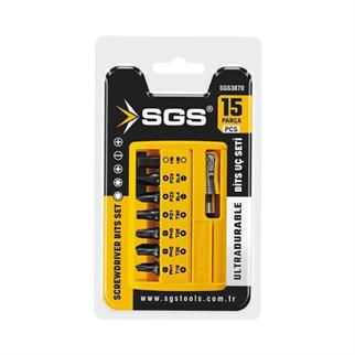 SGS Bits Uç ve Hızlı Adaptör Seti 15 Parça