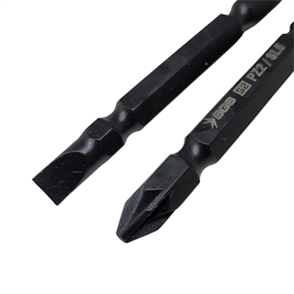 SGS Çift Yönlü Bits Uç Yıldız PZ2-Düz SL6 65mm