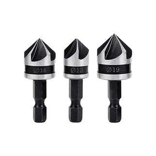 SGS Havşa Matkap Ucu Seti (12mm-16mm-19mm)