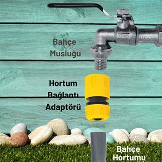 SGS Hortum Bağlantı Adaptörü 1/2