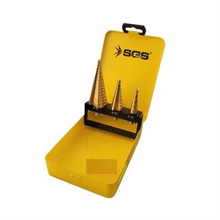 SGS Hss Kademeli Matkap Ucu Seti [4-12]-[4-20]-[4-32] mm