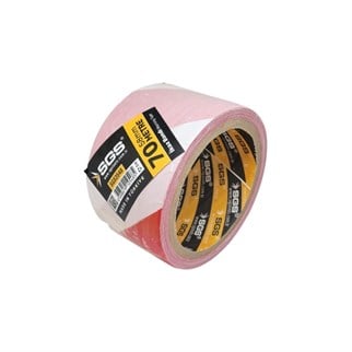 SGS2548-SGS İkaz Bandı 70 Metre Kırmızı-Beyaz Emniyet Şeridi Plastik 58 mm