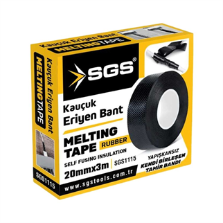 SGS Kauçuk Eriyen Bant 20mm x 3 Metre