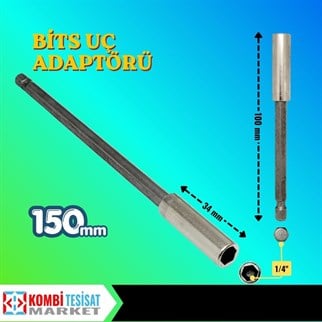SGS Manyetik Bits Uç Adaptörü 1/4