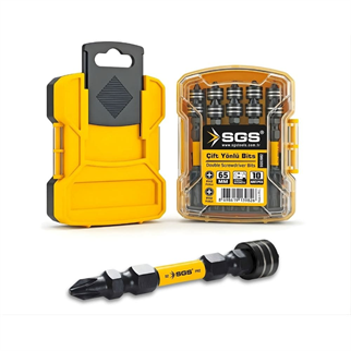SGS Manyetik Halkalı Çift Yönlü Bits Uç PH2 Yıldız 65mm