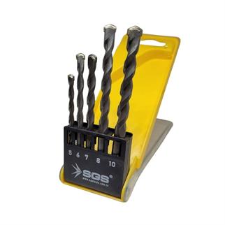 SGS 5 Parça Beton Matkap Uç Seti 