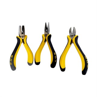 SGS Mini Üçlü Pense Seti (Kargaburun-Yankeski-Kombine Pense)