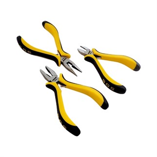001-RC0131-SGS Mini Üçlü Pense Seti (Kargaburun-Yankeski-Kombine Pense)