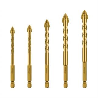 SGS Mızrak Başlı Matkap Ucu Seti 5 Parça Çok Amaçlı 6-7-8-10-12 mm