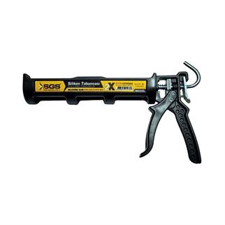 SGS Plastik Silikon Tabancası Profesyonel Siyah