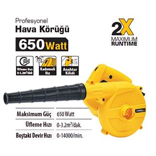 SGS Profesyonel 650 Watt Hava Körüğü