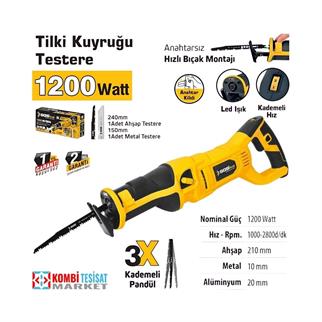 Sgs Tilki Kuyruğu Testere 1200 Watt