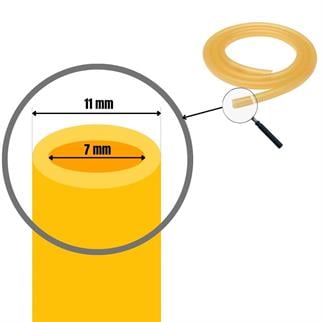 Silikon Hortum 7-11 mm-U Manometre Hortumu 1 mt