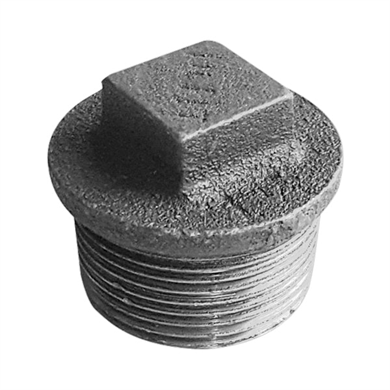 Siyah Döküm Kör Tapa 1-DN25