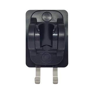 Siyah Duş Başlığı Askısı Kendinden Yapışkanlı