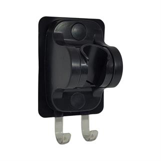 Siyah Duş Başlığı Askısı Kendinden Yapışkanlı