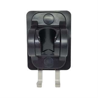 Siyah Duş Başlığı Askısı Kendinden Yapışkanlı