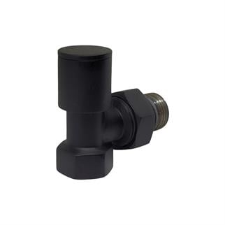 Siyah Havlupan Vanası Normal Köşe-1/2x1/2