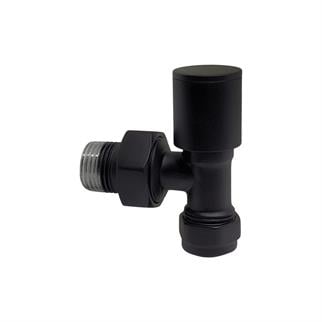 Siyah Havlupan Vanası Pex Köşe-1/2x16 mm